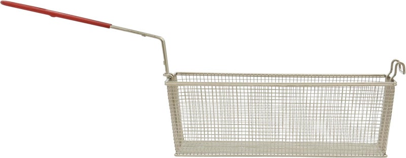 Kratos Commercial Deep Fryer Basket for Large 70/100 lb. /5 Burner Commercial Gas Floor Fryers | 19.625" x 6" x 9.25" | Set of Two Fryer Baskets - Image 2